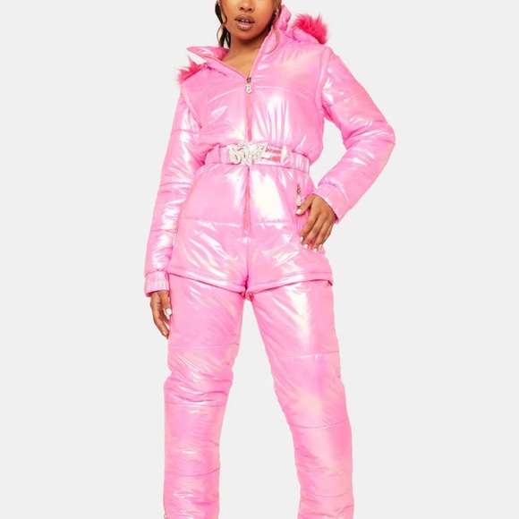 Pink Snowsuit - Picture 2 of 6